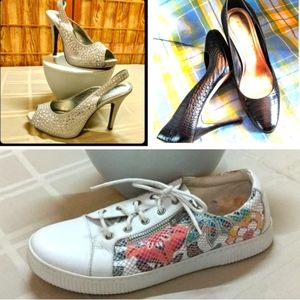 Lot of 3 Pairs Shoes All Size 9